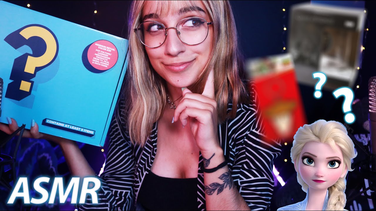 ASMR Unboxing a Pop Culture Mystery Box! 👀 (Soft Spoken)
