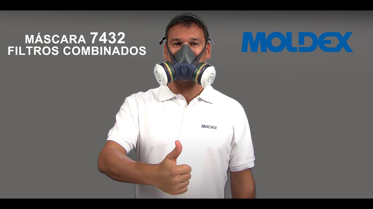 Cómo usar las mascarillas protectoras Moldex Serie 7000