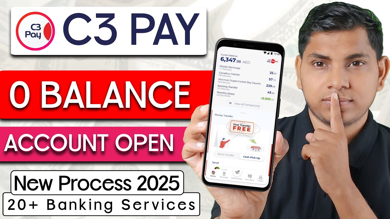 C3 pay Account Opening 2025 | How to create C3 Pay Account Opening Online