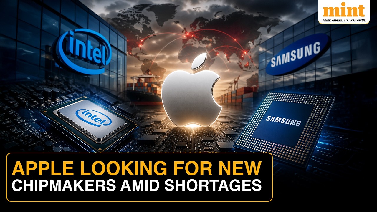 Apple Explores Intel & Samsung For Chip Supplies Amid Supply Chain Risks | Explained