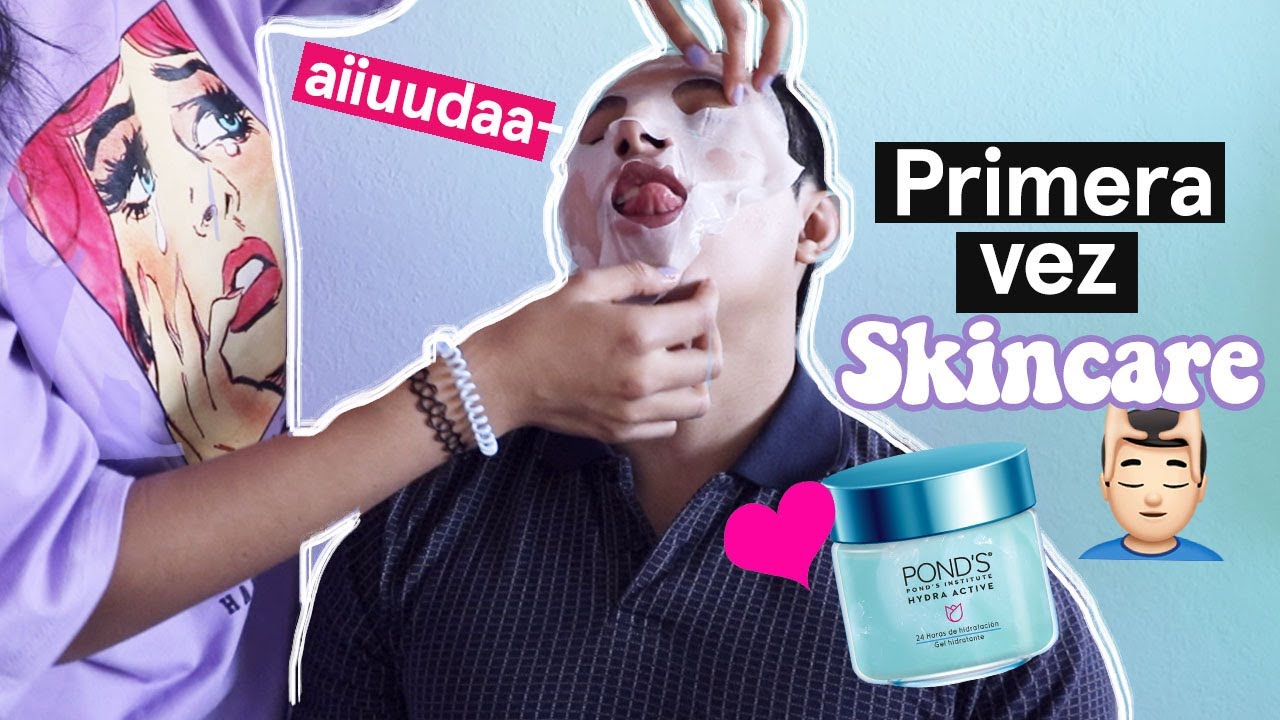 MI NOVIO PRUEBA SKINCARE POR 1ra VEZ 💆&zwj;♂️ &iexcl;As&iacute; le fue!