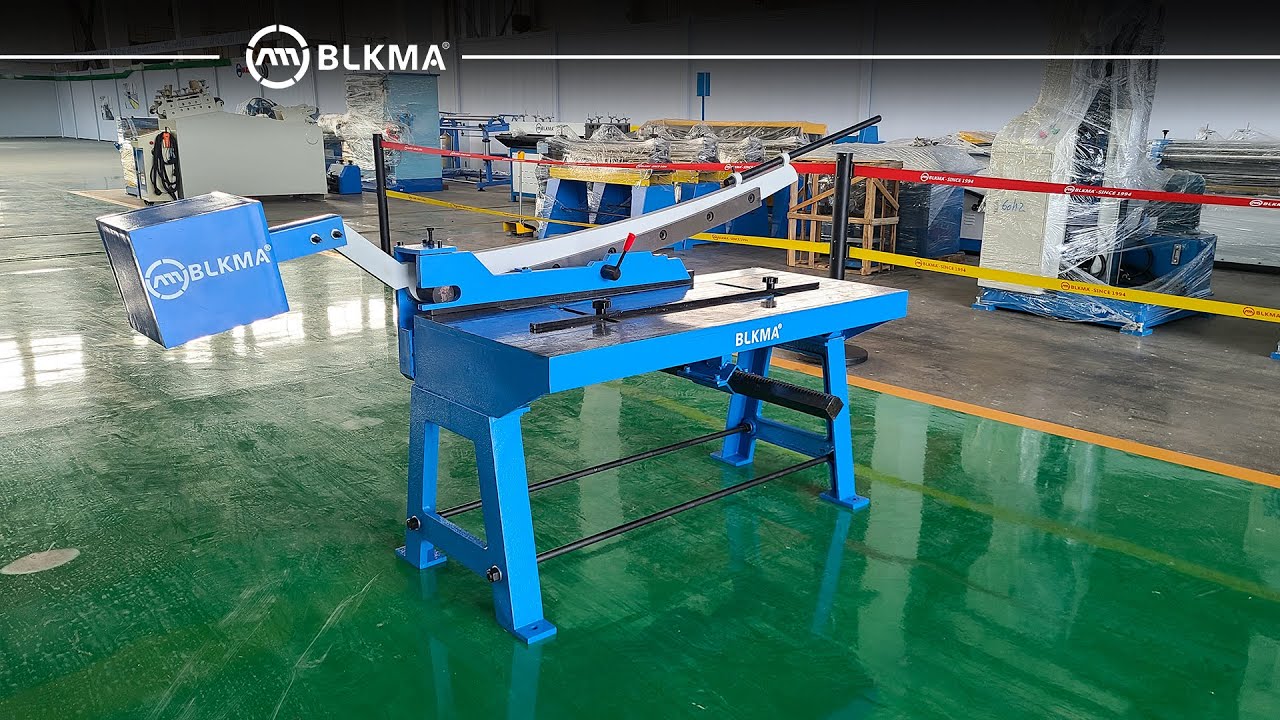 BLKMA&reg; Hand Guillotine Shearing Machine / Manual sheet metal guillotine shear machine