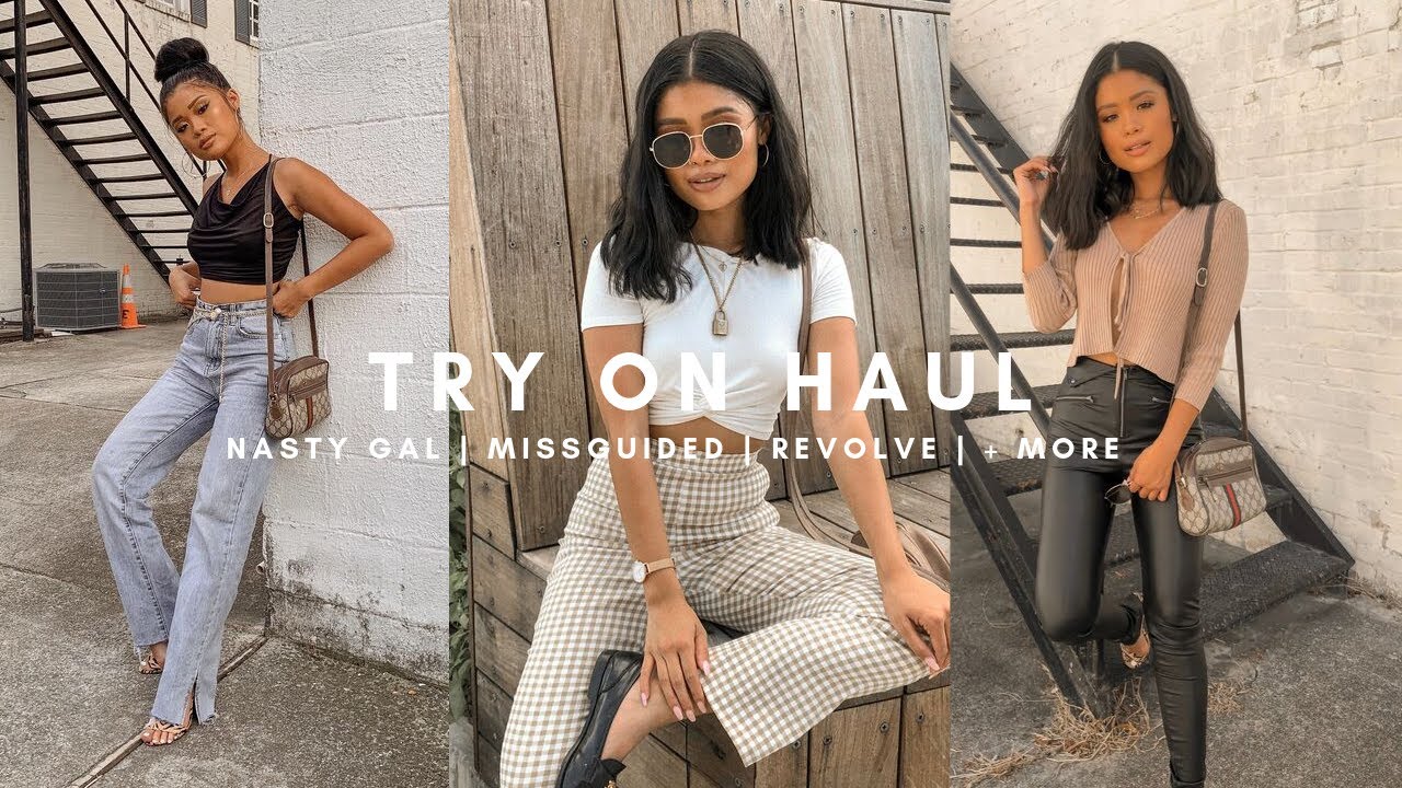 TRY ON HAUL: REVOLVE, STATE OF MYNE, MISSGUIDED, NASTY GAL!
