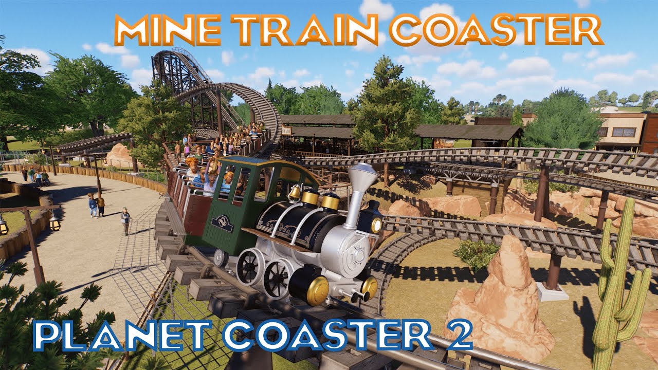 MINE TRAIN Coaster in Planet Coaster 2 - Utopia World Episode 8