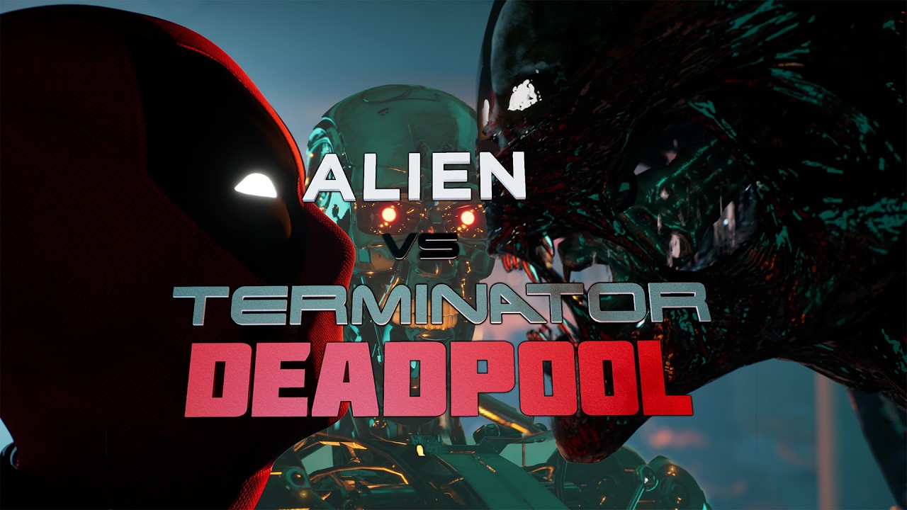 Deadpool vs Alien vs Terminator:  Well, the studios weren't gunna make it so someone had to