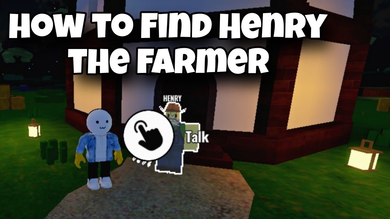 Как найти местоположение фермера Генри в игре Capture Animals Roblox | местоположение фермера