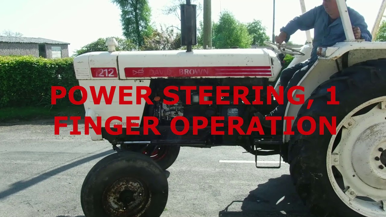 DAVID BROWN 1212 HYDRA SHIFT ALL WORKING 71hp TRACTOR SOLD BY www catlowdycarraiges com