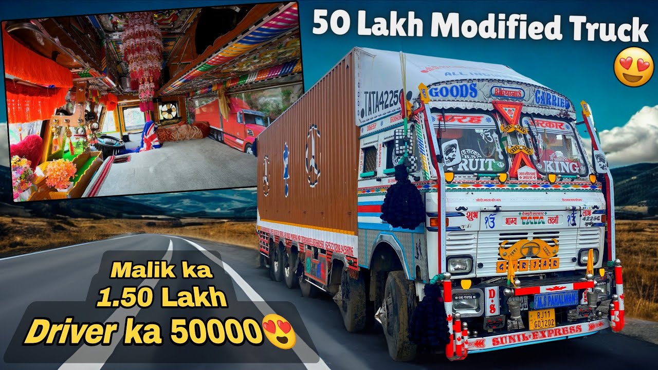 ऐसे Malik और Driver हो तो समझो Business Set😍Beautiful Modified New Tata Lpt 4225c Container Truck