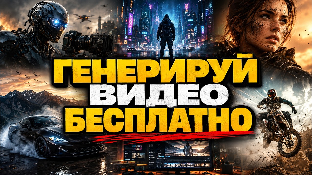БЕСПЛАТНО генерируем видео в MiniMax H3 без лимитов + 10 000 кредитов на топовые нейросети