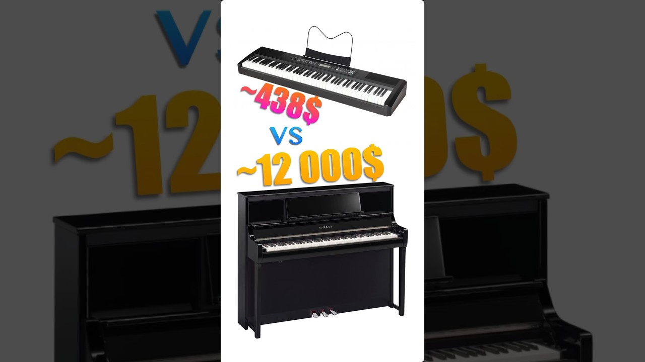 Budget vs Premium digital piano | Yamaha CSP-295 vs Ringway RP-35 #yamaha #piano #фортепиано #музыка