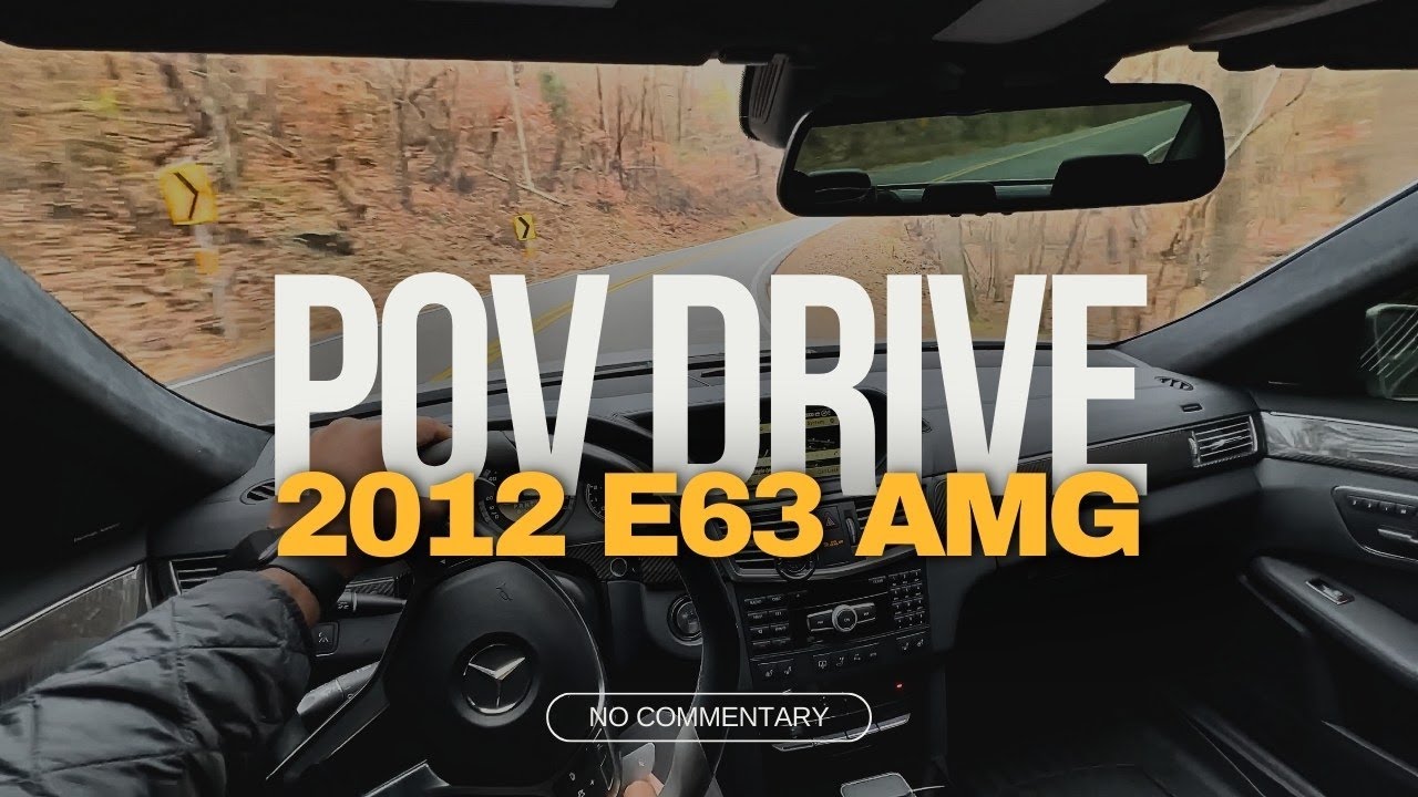 Insane E63 AMG POV Drive (No Commentary)