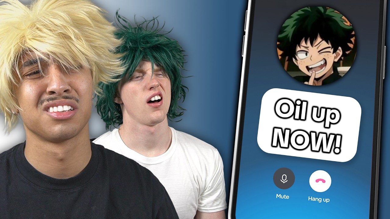MHA Voice Actors Talk to FREAKY AI ANIME Characters