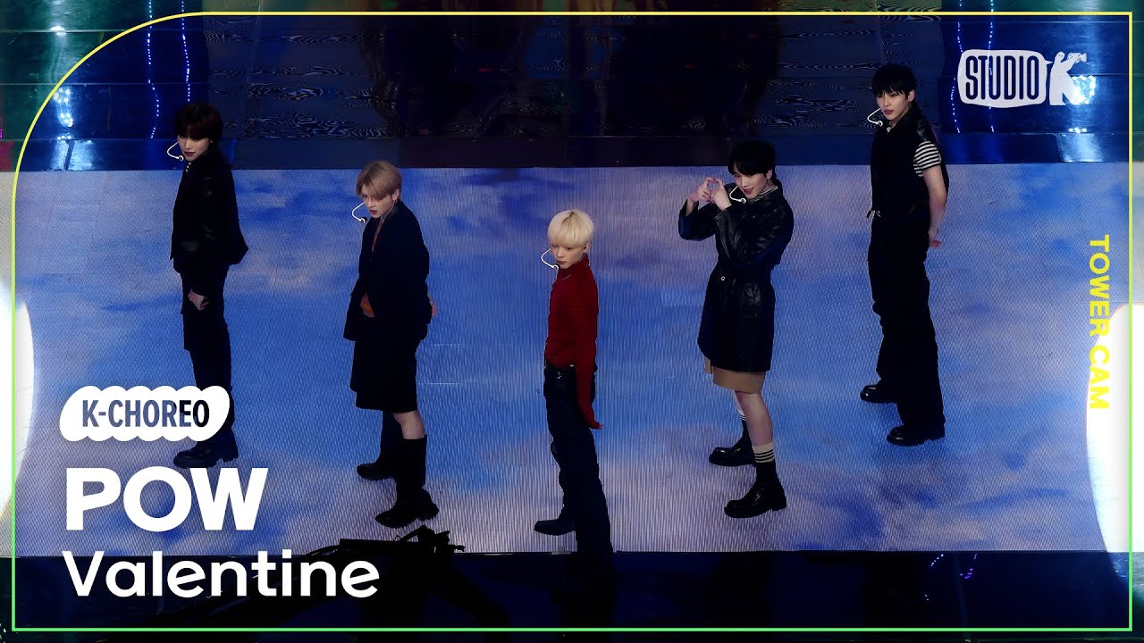 [K-Choreo Tower Cam 4K] 파우 직캠 'Valentine ' (POW  Choreography) l @MusicBank KBS 240126