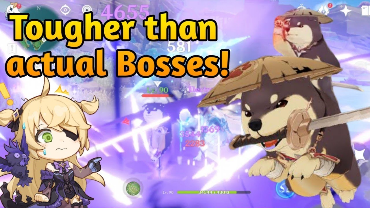 When Genshin Bosses been powercreep by these Doggos