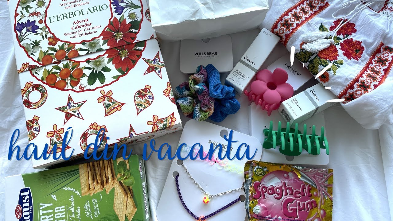 Haul din vacanta 🌞👕💄🍫🍬🥫| ALIELA