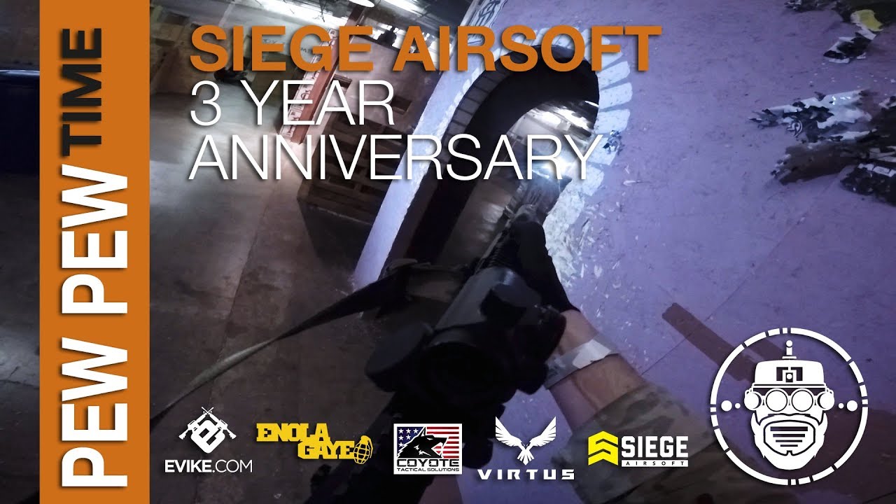 Robo-Airsoft: Siege Airsoft 3 Year Anniversay - Gameplay Montage