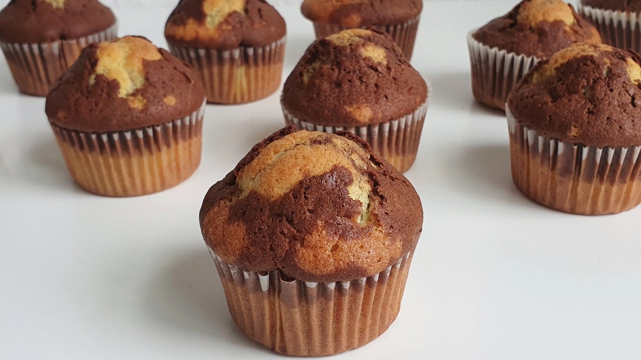 Marmormuffins einfach, saftig, schnell und lecker