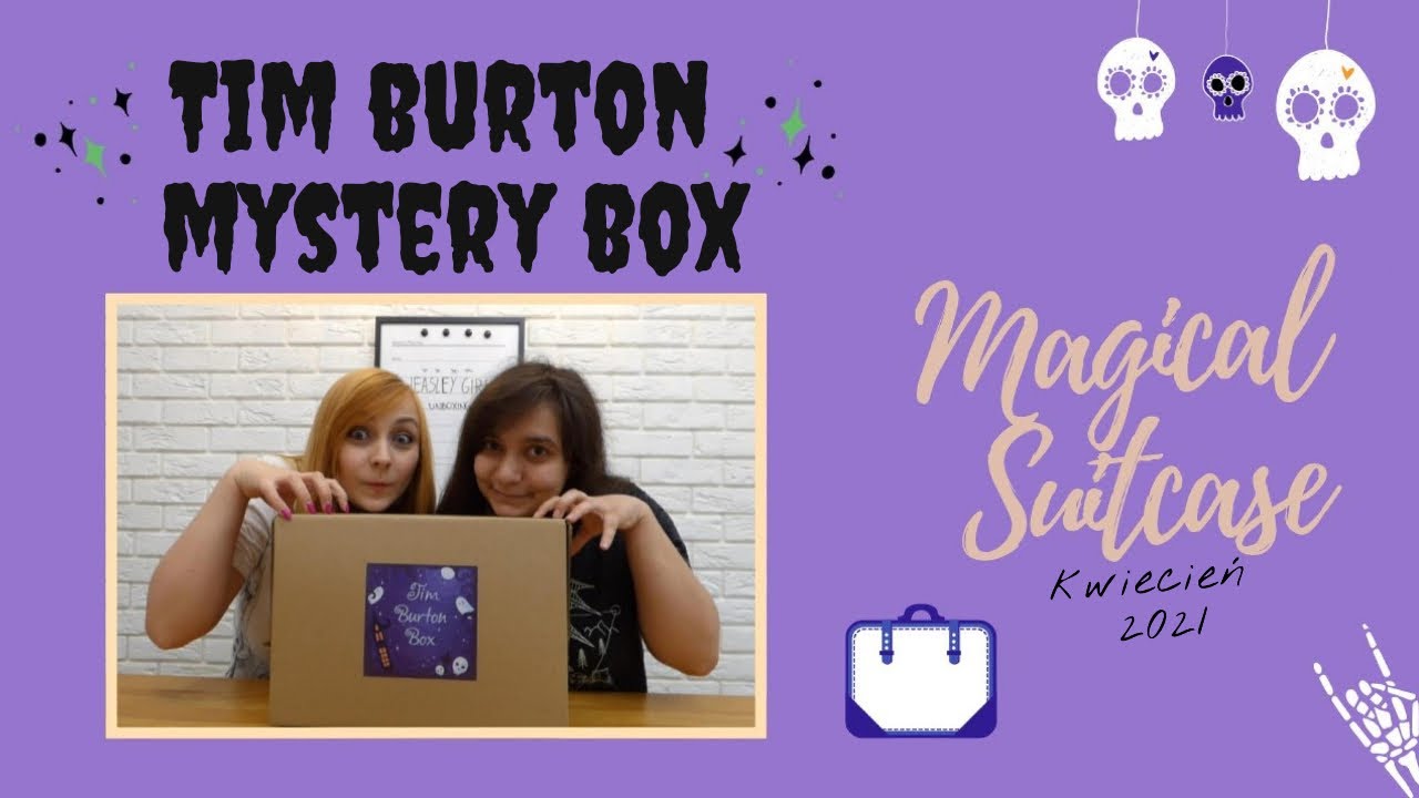 Tim Burton Mystery Box - Magical Suitcase Unboxing kwiecień 2021