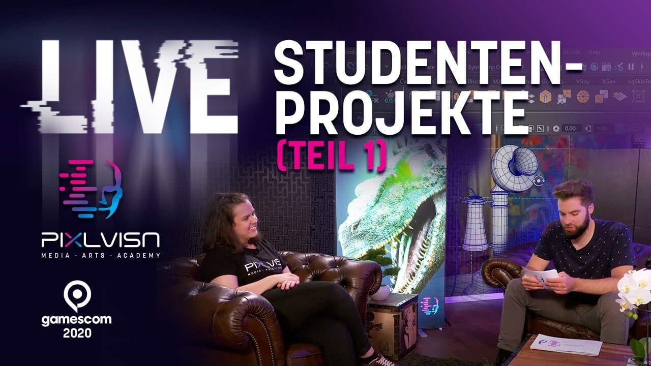 PIXL VISN LIVE - Gamescom 2020: Studentenprojekte (Teil 1)