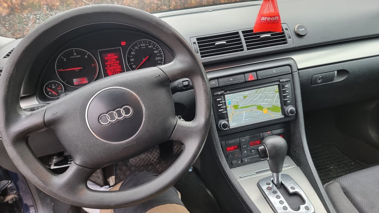Audi A4 B7 - 1DIN Radio conversion 2DIN Android Carplay Multimedia Radio Einbauen Installation