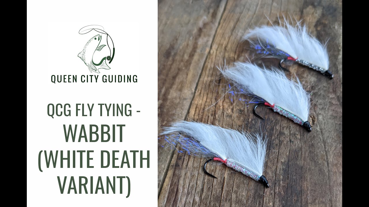 QCG Fly Tying Wabbit Fly (White Death Variant)