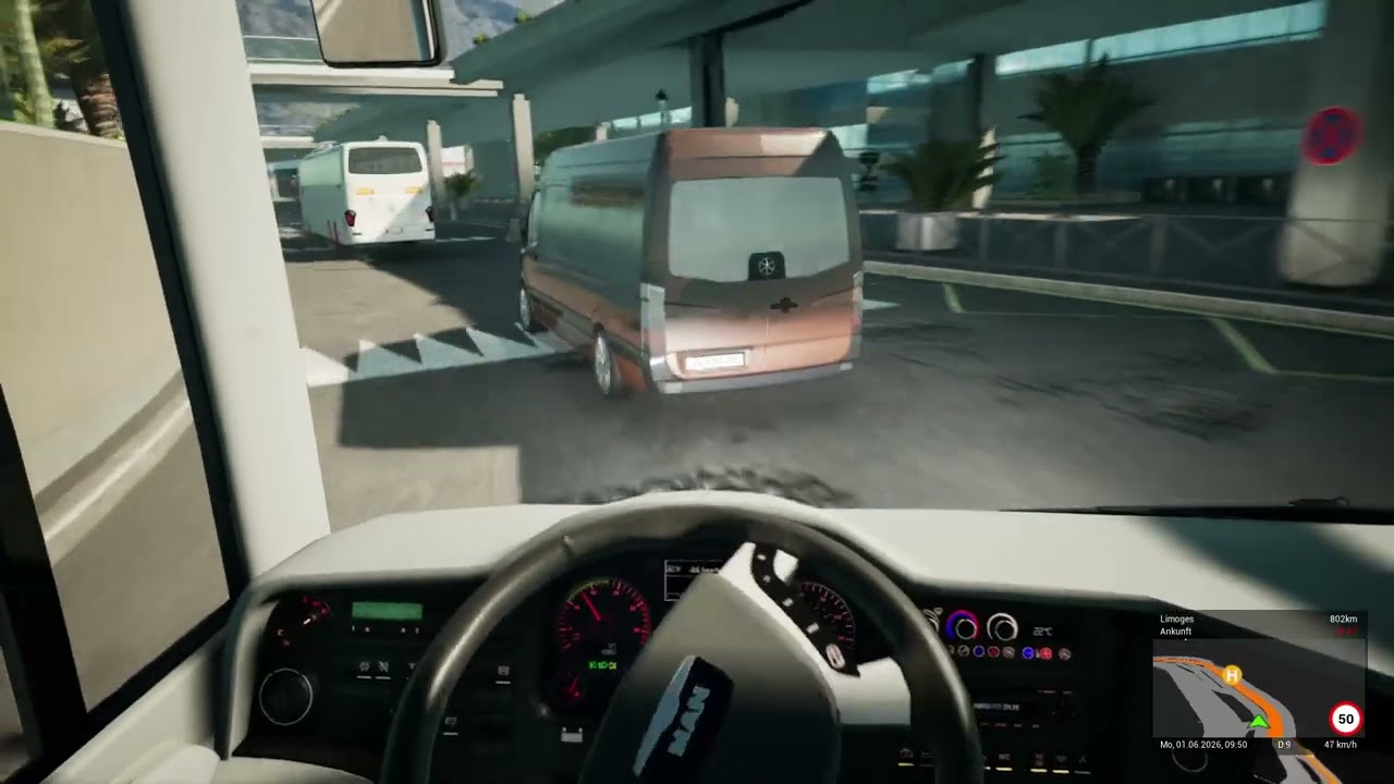 Malto 4.1 spielt Fernbus Simulator und fährt von Nice Arrival nach Limoges