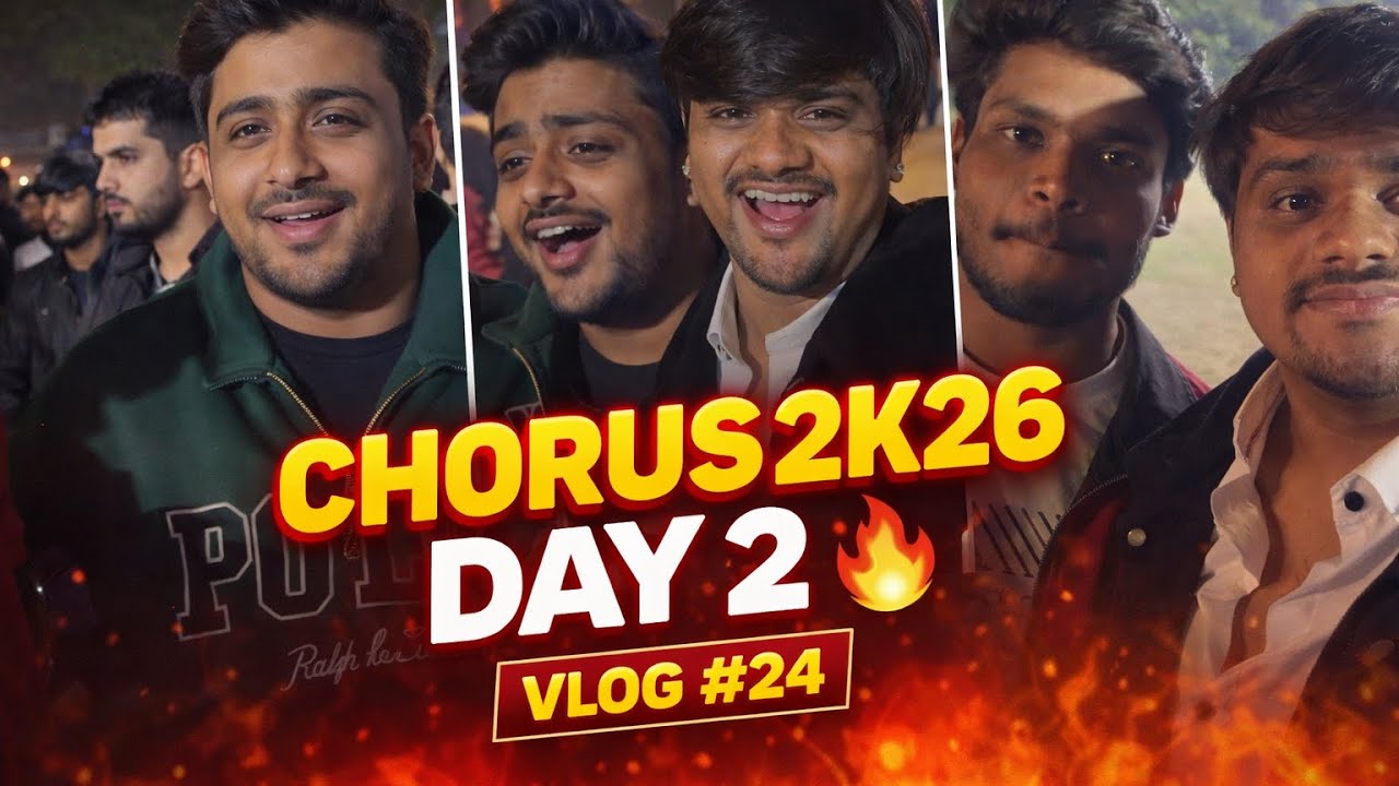 Chorus 2K26 Day 2 🔥 | College Fest  | Daily Vlog #24