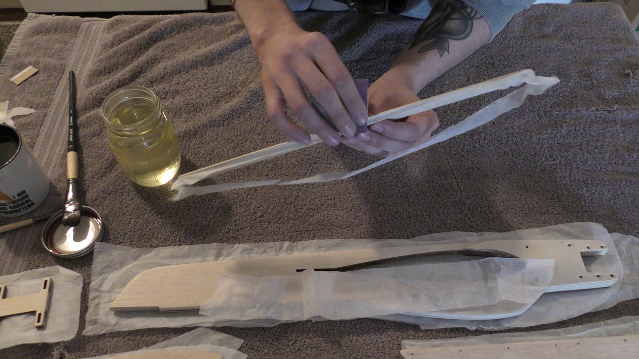 Application of Tissue and Dope