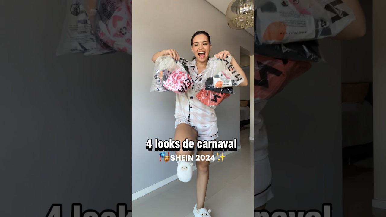 4 looks de carnaval da SHEIN 🎭✨ #shein