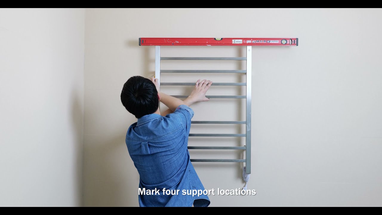 Installation Instructions for HEATGENE Towel Warmer with Timer and Temperature Control