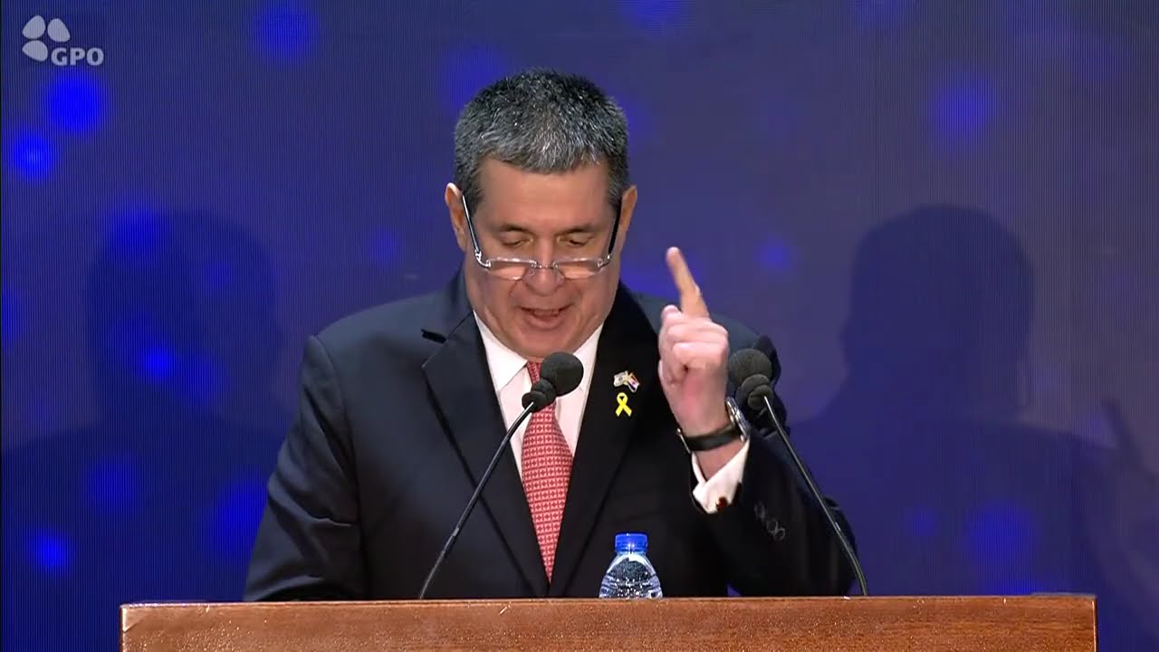Internat. Conference. on Combating Antisemitism : H.E. Horacio Cartes, Former President of Paraguay