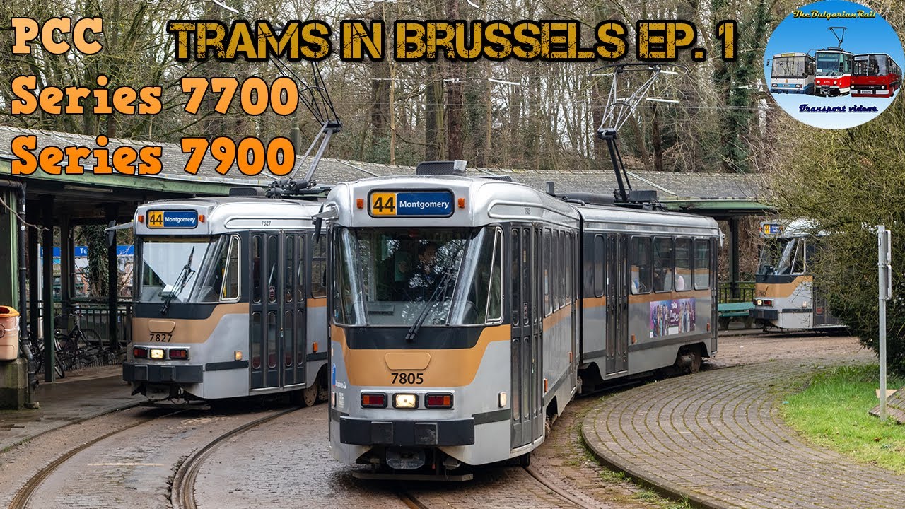 Trams in Brussels 🇧🇪 Ep. 1 | PCC Series 7700 & 7900 🚋