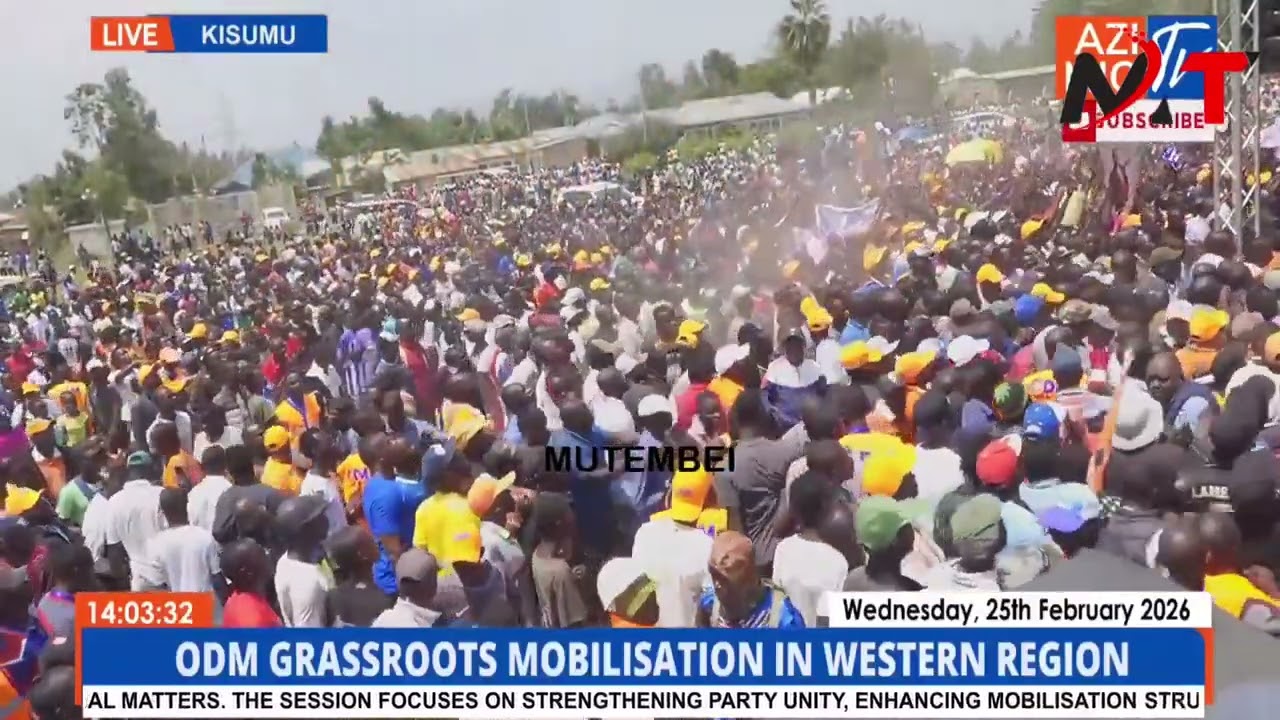 WATCH HOW MILLIONS OF LUOS RECEIVED WANGA AND ODM LEADERS WITH CELEBRATIONS IN KISUMU!!