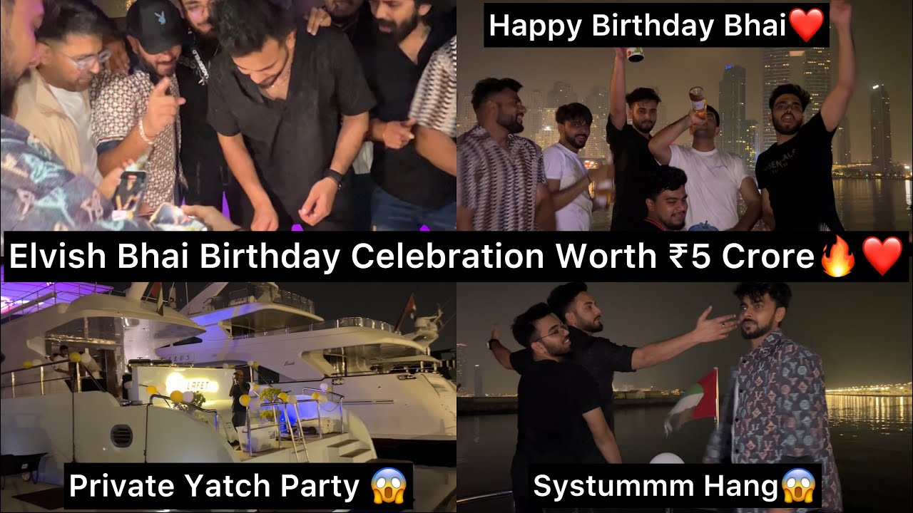 Elvish Bhai Ke Birthday Pe 5 Crore Ki Party Krdi❤️🔥|| Elvish Yadav Birthday Vlog 🥳🔥