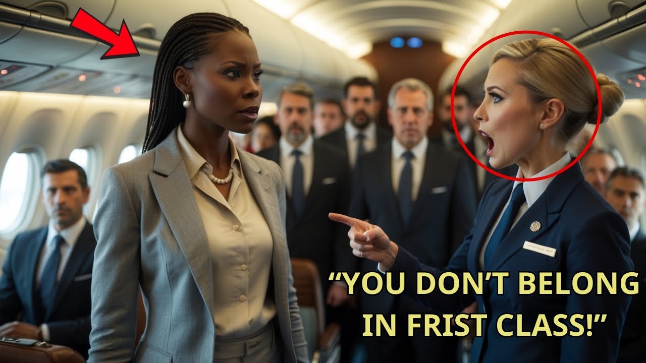 Flight Attendant Says Black Woman “Can’t Afford First-Class”—Then Learns She Owns the Airline