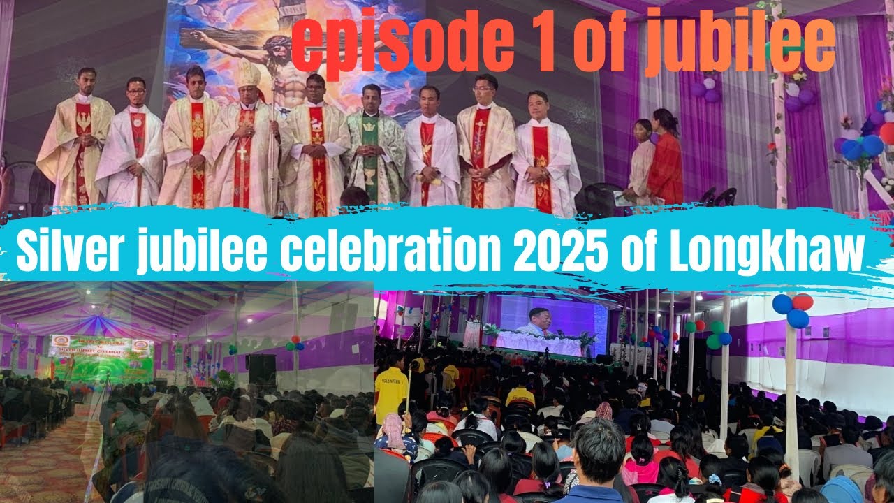  #silverjubilee Silver Jubilee celebration 2025  Holy Rosary Catholic Church of Longkhaw 