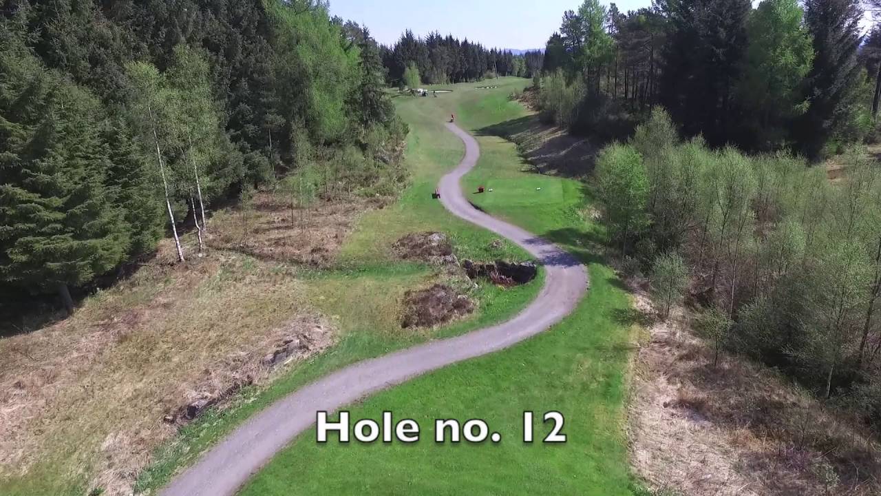 Meland Golf Club from the air