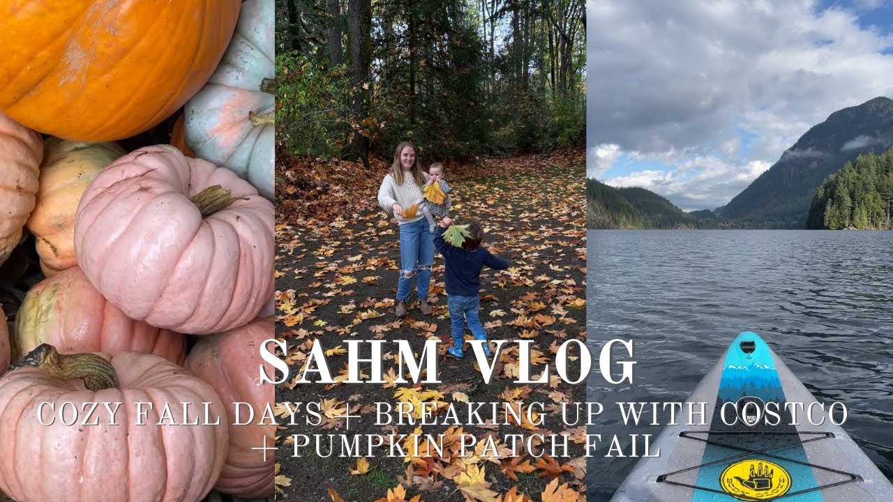 vlog: cozy fall days + pumpkin patch FAIL + days in the life as a #sahm