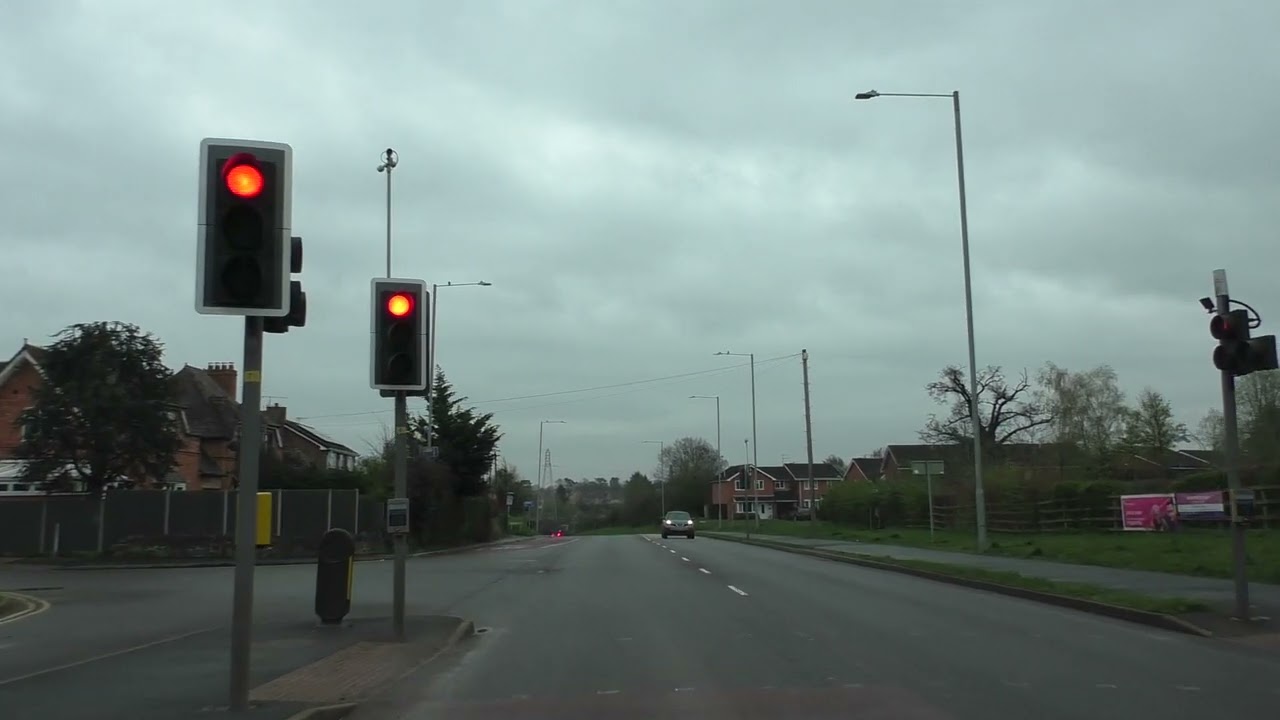 Driving On Bromyard Road A44 & Tudor Way, Worcester, Worcestershire, England 5th April 2023