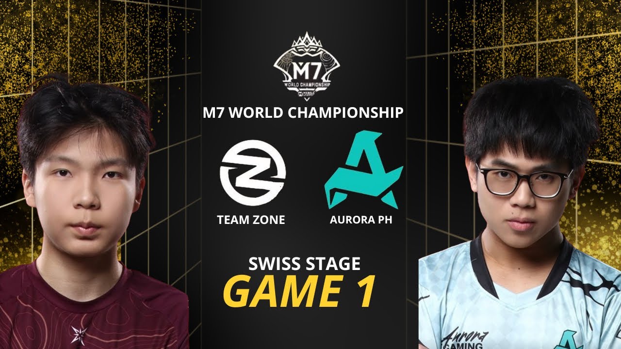 TEAM ZONE vs AURORA PH GAME 1 | M7 SWISS STAGE DAY 3 | Z1 VS RORA