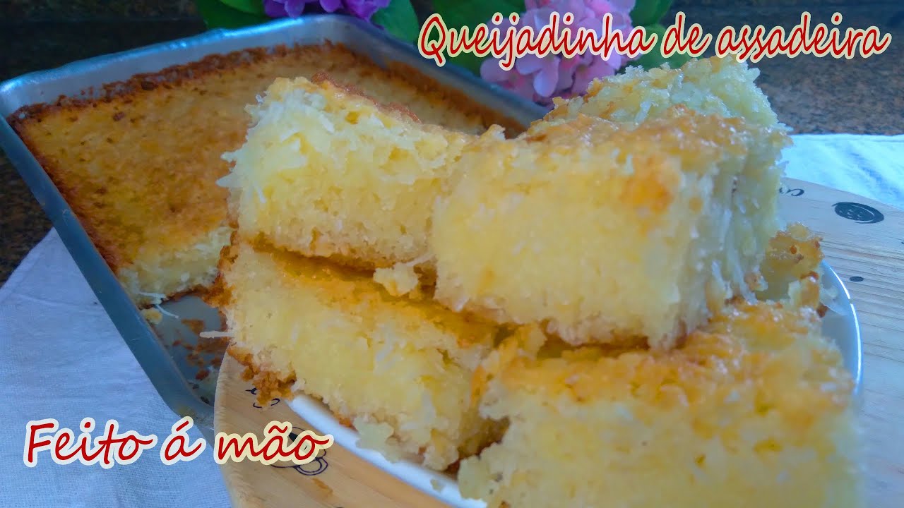 Queijadinha de Assadeira - Fácil de fazer! Feito á mão!
