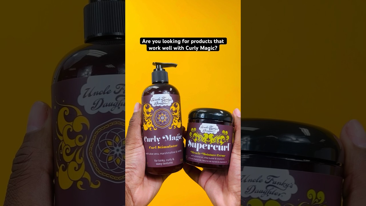 Supercurl & Extra Butter work great with Curly Magic! ✨