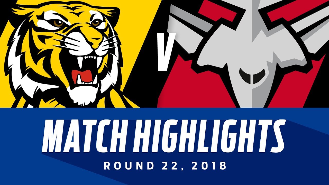 Richmond v Essendon Highlights | Round 22, 2018 | AFL
