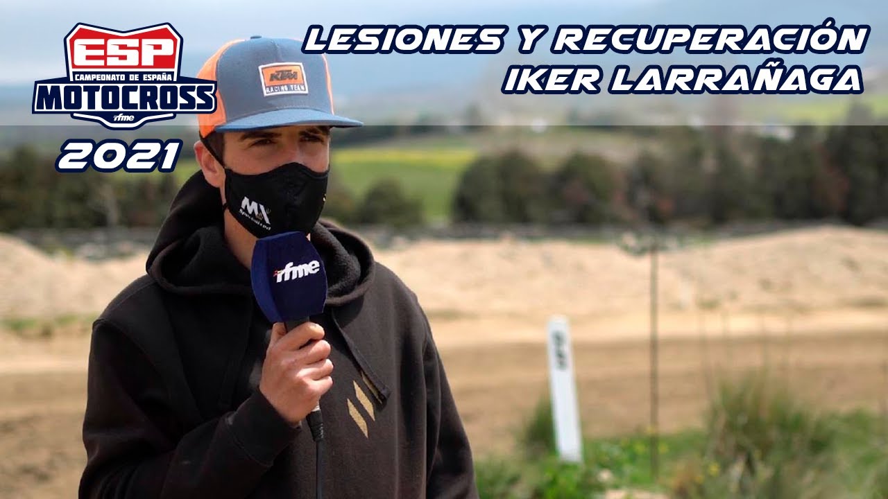 Lesiones en Motocross: Iker Larrañaga
