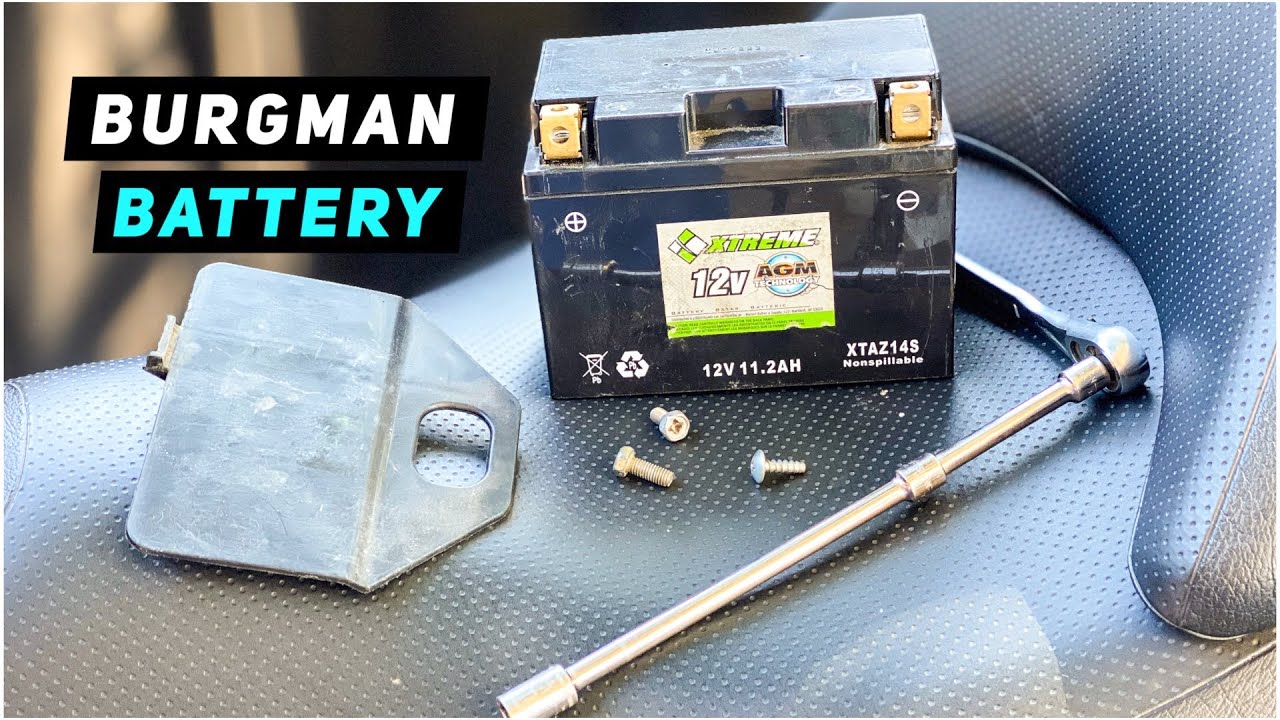 Suzuki Burgman 400 Battery Replacement 2007-2016 | Mitch's Scooter Stuff