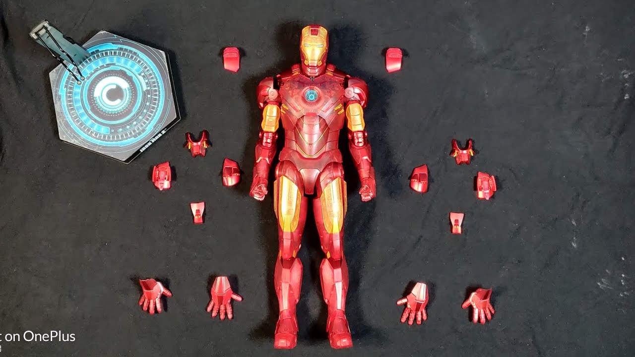 HOT TOYS Ironman Mark4 Holographic Version unboxing review