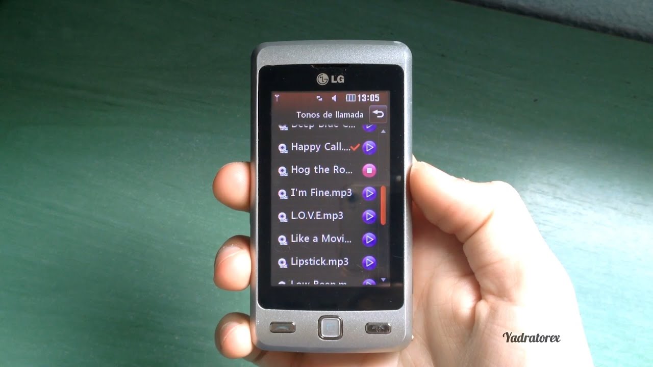 LG KP501 review (ringtones, apps and others)