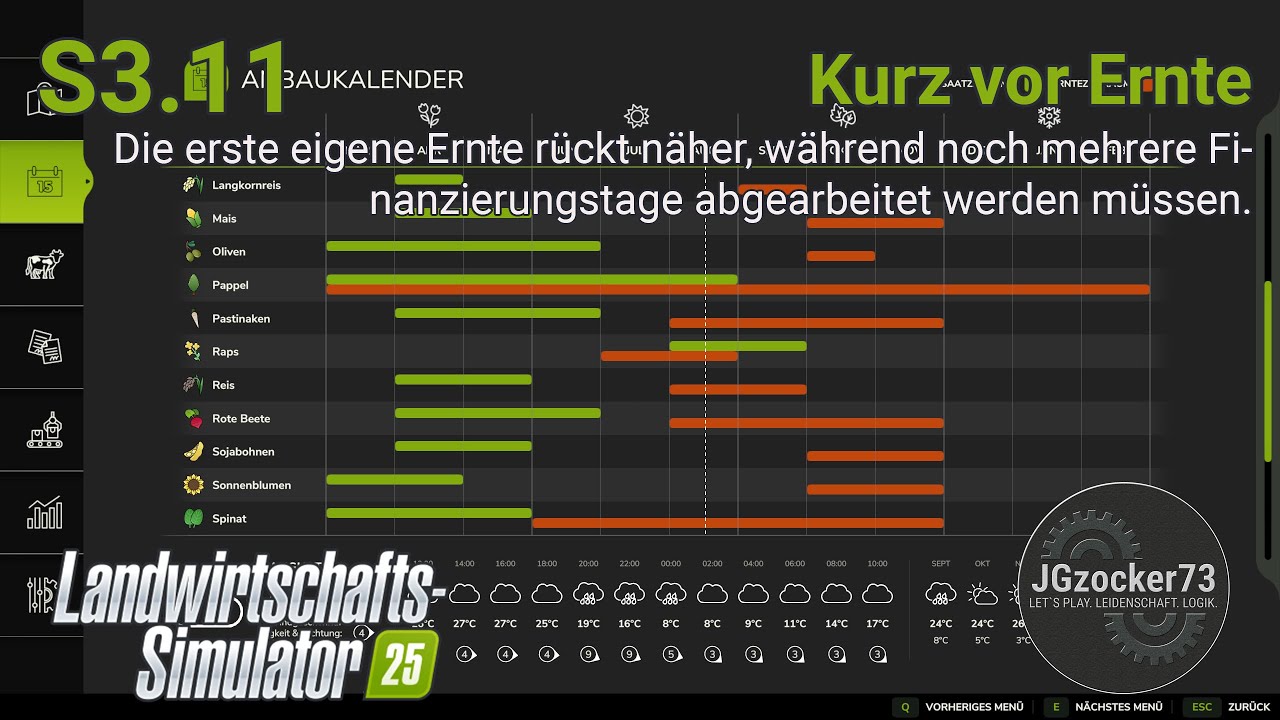 Kurz vor Ernte S3.11 &ndash; LS25 &ndash; Riverbend die Nachwirkungen