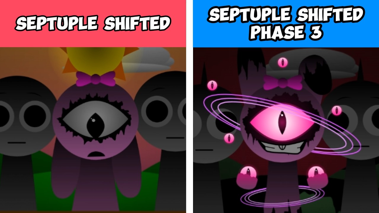 Incredibox Sprunki Septuple Shifted vs Septuple Shifted (Phase 3)
