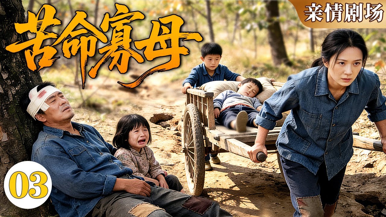 【2026亲情剧场】《苦命寡母》03｜丈夫为给孩子捕鱼吃命丧大海，女人为拉扯两个孩子另嫁，谁料第二任丈夫也意外离世，两度丧夫守孤灯，一生含辛养四儿，苦命母亲扛尽人间风雨